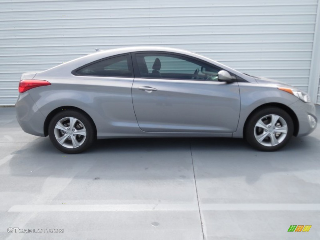 2013 Elantra Coupe GS - Titanium Gray Metallic / Gray photo #2