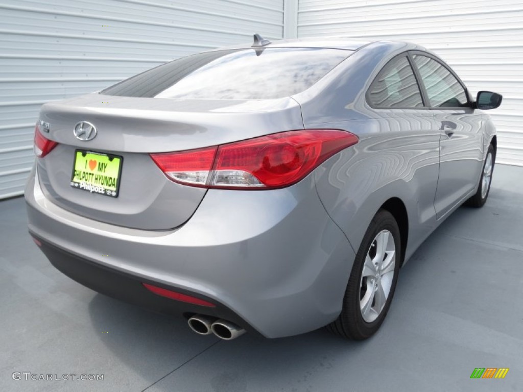 2013 Elantra Coupe GS - Titanium Gray Metallic / Gray photo #3