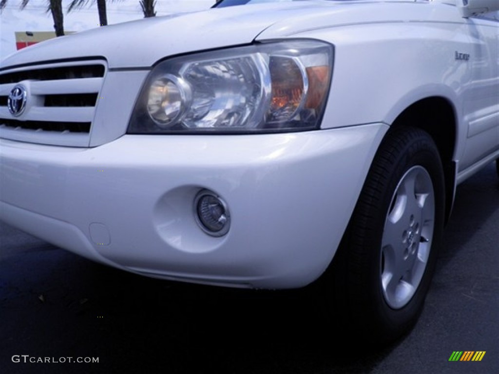 2004 Highlander Limited V6 - Super White / Ash photo #10