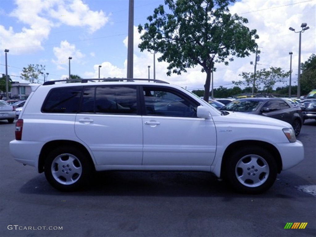 2004 Highlander Limited V6 - Super White / Ash photo #20
