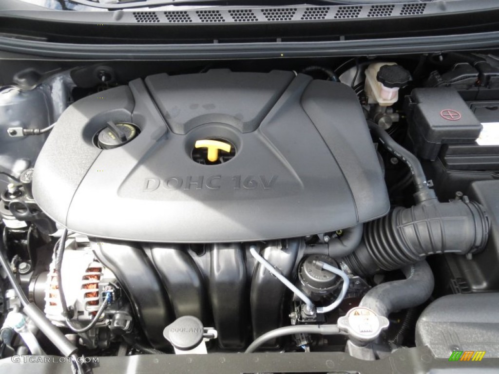 2013 Elantra Coupe GS - Titanium Gray Metallic / Gray photo #15
