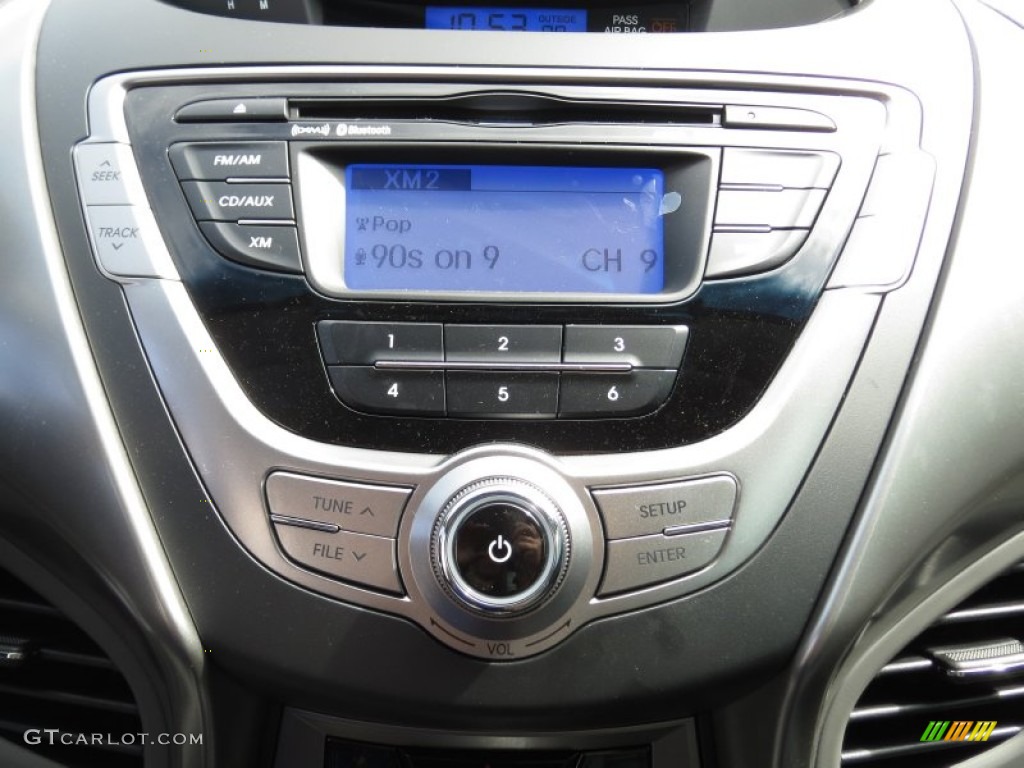 2013 Elantra Coupe GS - Titanium Gray Metallic / Gray photo #23