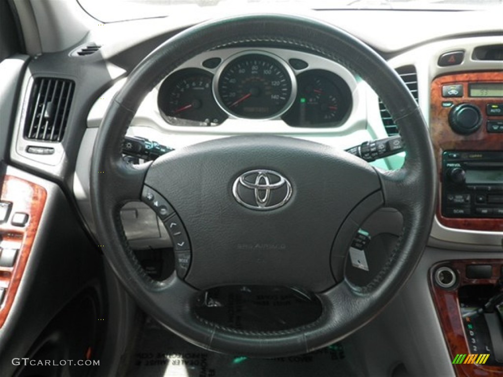 2004 Highlander Limited V6 - Super White / Ash photo #39