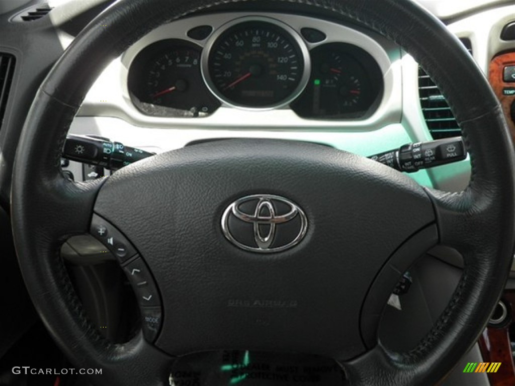 2004 Highlander Limited V6 - Super White / Ash photo #40
