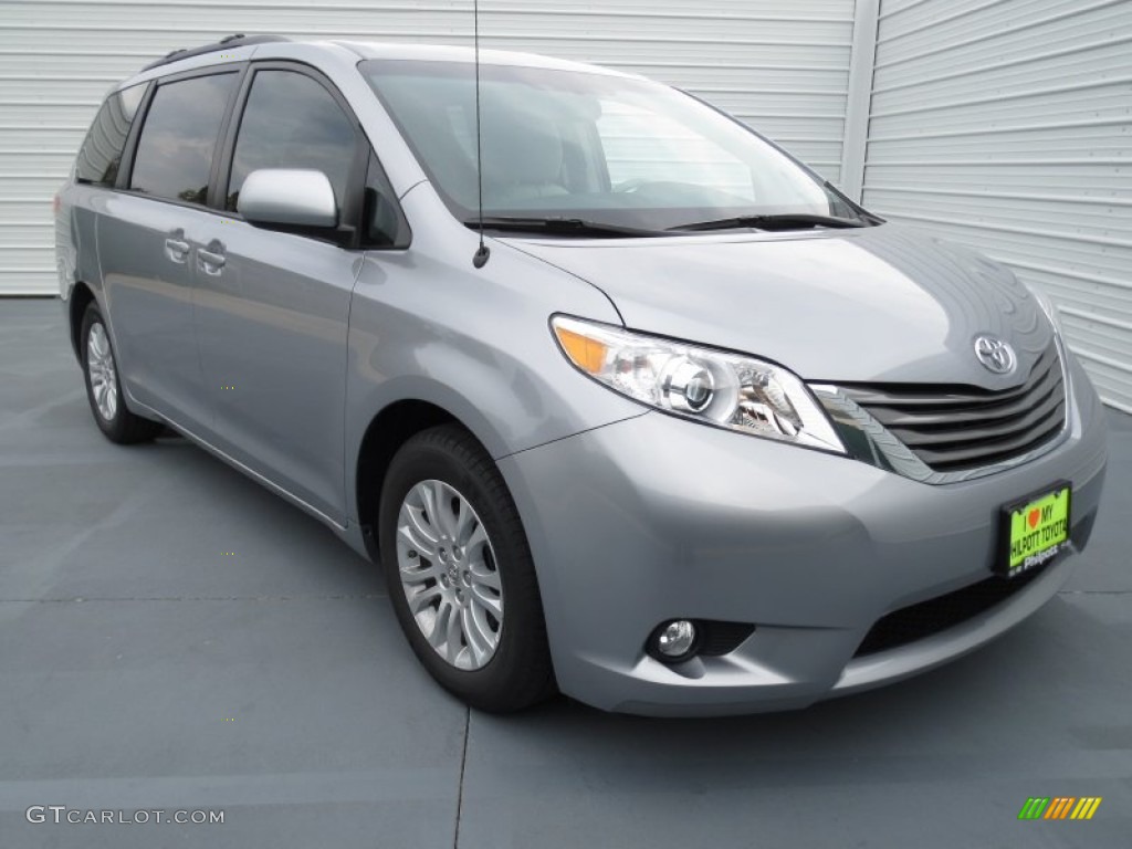 2013 Sienna XLE - Silver Sky Metallic / Light Gray photo #1