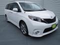 2013 Super White Toyota Sienna SE  photo #1