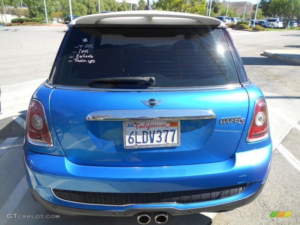 2007 Cooper S Hardtop - Laser Blue Metallic / Lounge Carbon Black photo #7