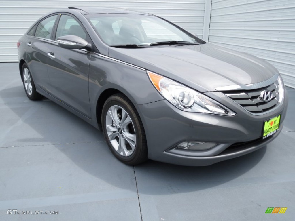 2013 Sonata Limited - Harbor Gray Metallic / Gray photo #1