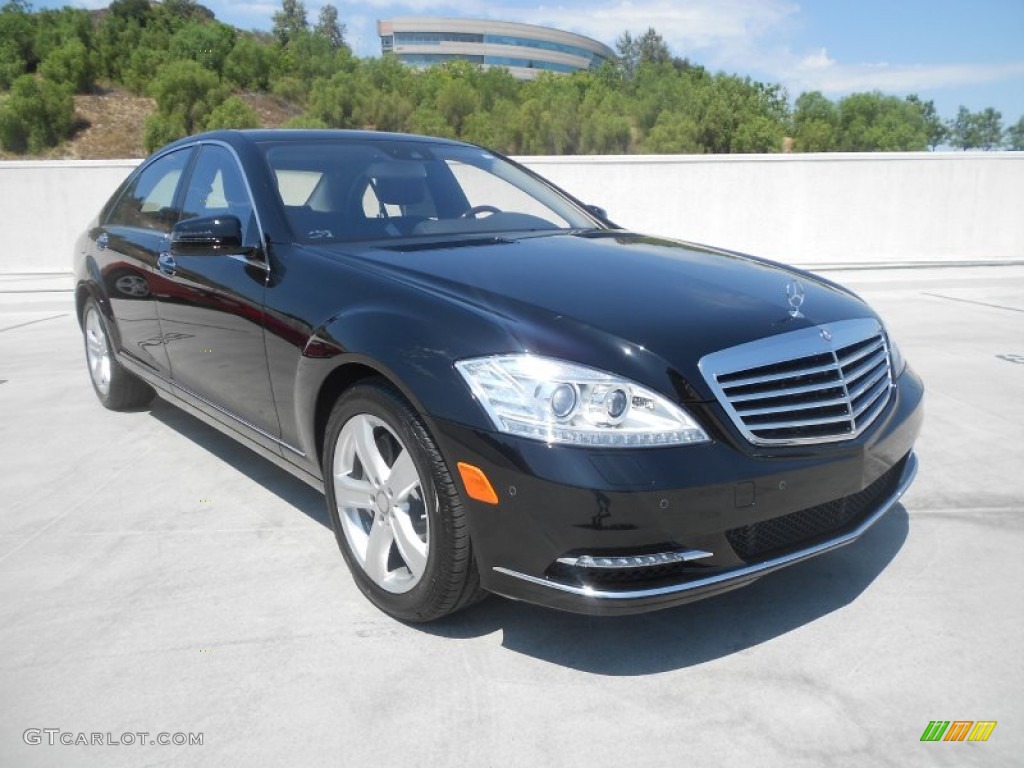 2013 S 550 Sedan - Black / Black photo #1