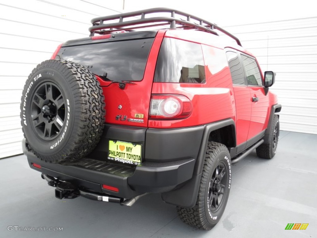 2012 FJ Cruiser Trail Teams Special Edition 4WD - Radiant Red / Dark Charcoal/Red photo #3