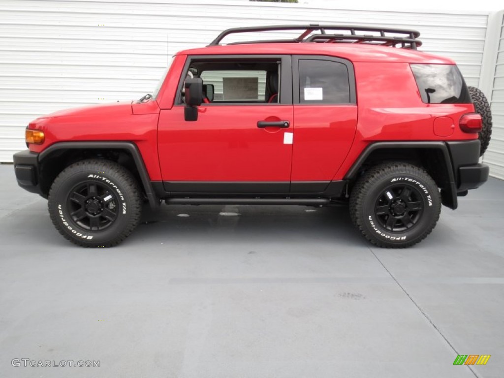 2012 FJ Cruiser Trail Teams Special Edition 4WD - Radiant Red / Dark Charcoal/Red photo #5