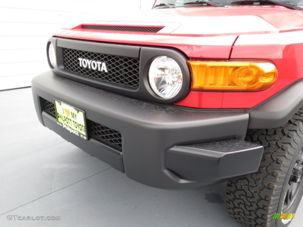 2012 FJ Cruiser Trail Teams Special Edition 4WD - Radiant Red / Dark Charcoal/Red photo #9