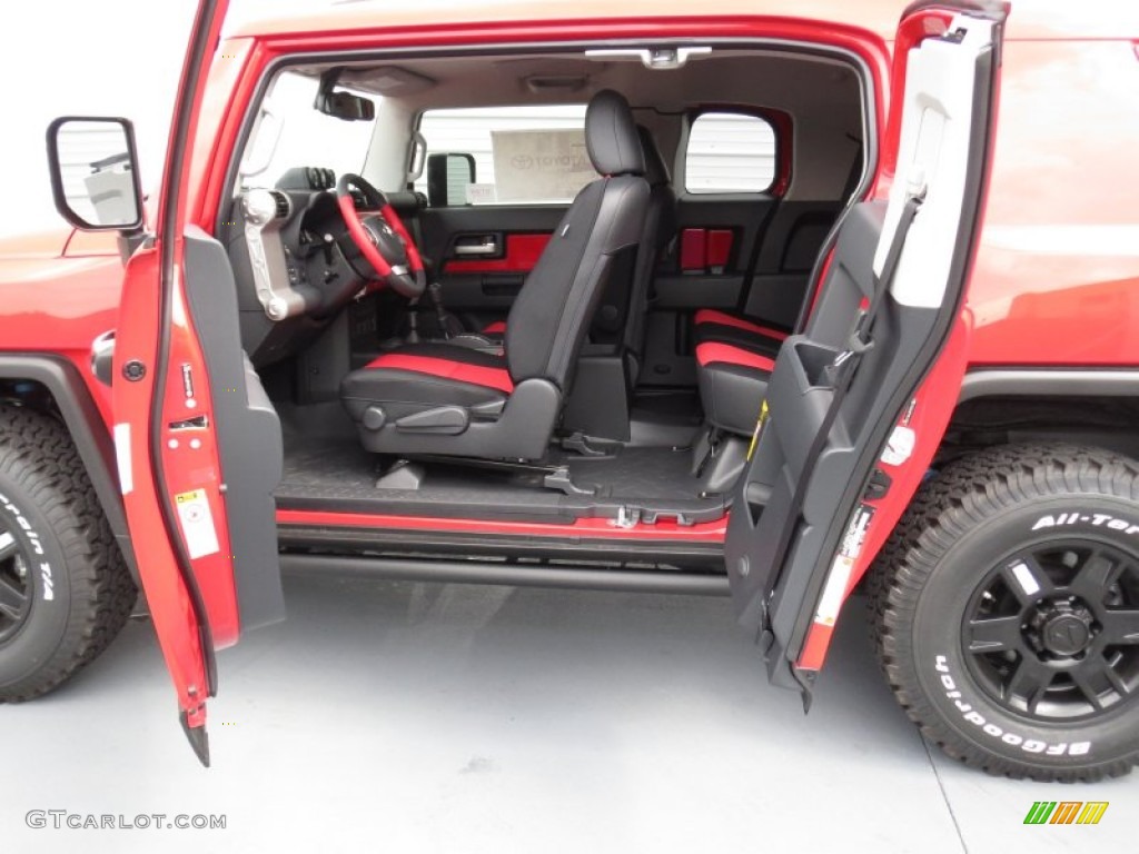 2012 FJ Cruiser Trail Teams Special Edition 4WD - Radiant Red / Dark Charcoal/Red photo #18