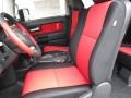 2012 Toyota FJ Cruiser Dark Charcoal/Red Interior Interior Photo