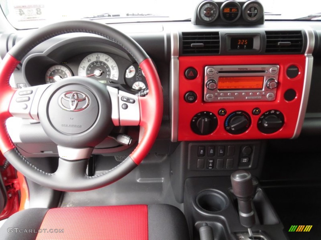 2012 FJ Cruiser Trail Teams Special Edition 4WD - Radiant Red / Dark Charcoal/Red photo #25