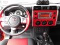 2012 Toyota FJ Cruiser Dark Charcoal/Red Interior Dashboard Photo