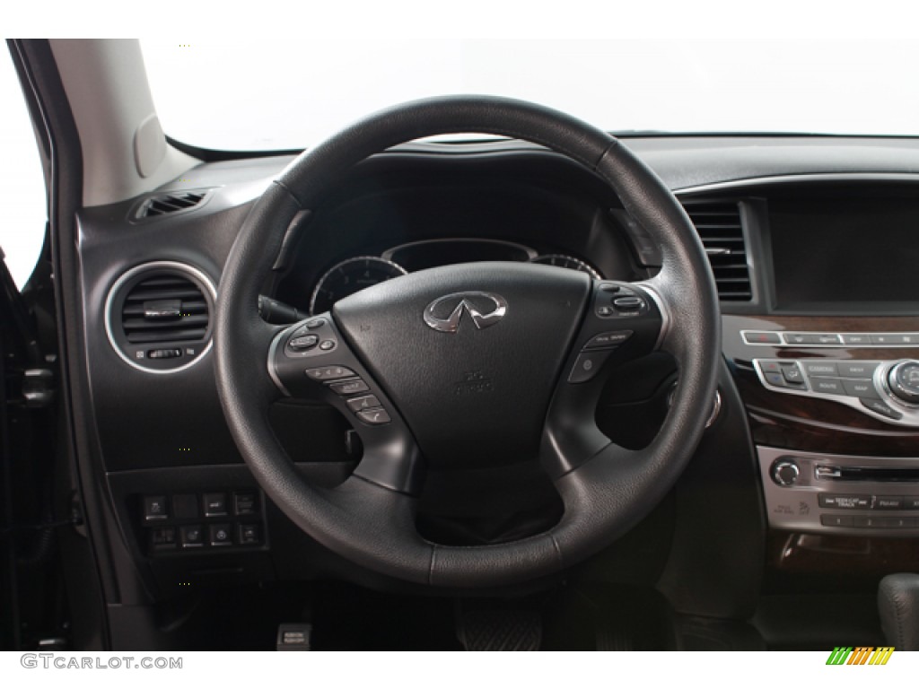 2013 Infiniti JX 35 AWD Java Steering Wheel Photo #70171131