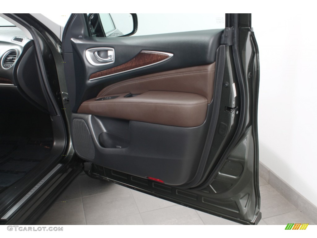 2013 Infiniti JX 35 AWD Java Door Panel Photo #70171185