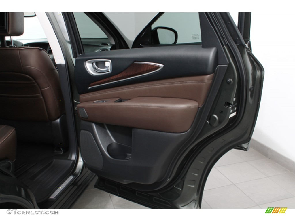 2013 Infiniti JX 35 AWD Java Door Panel Photo #70171195