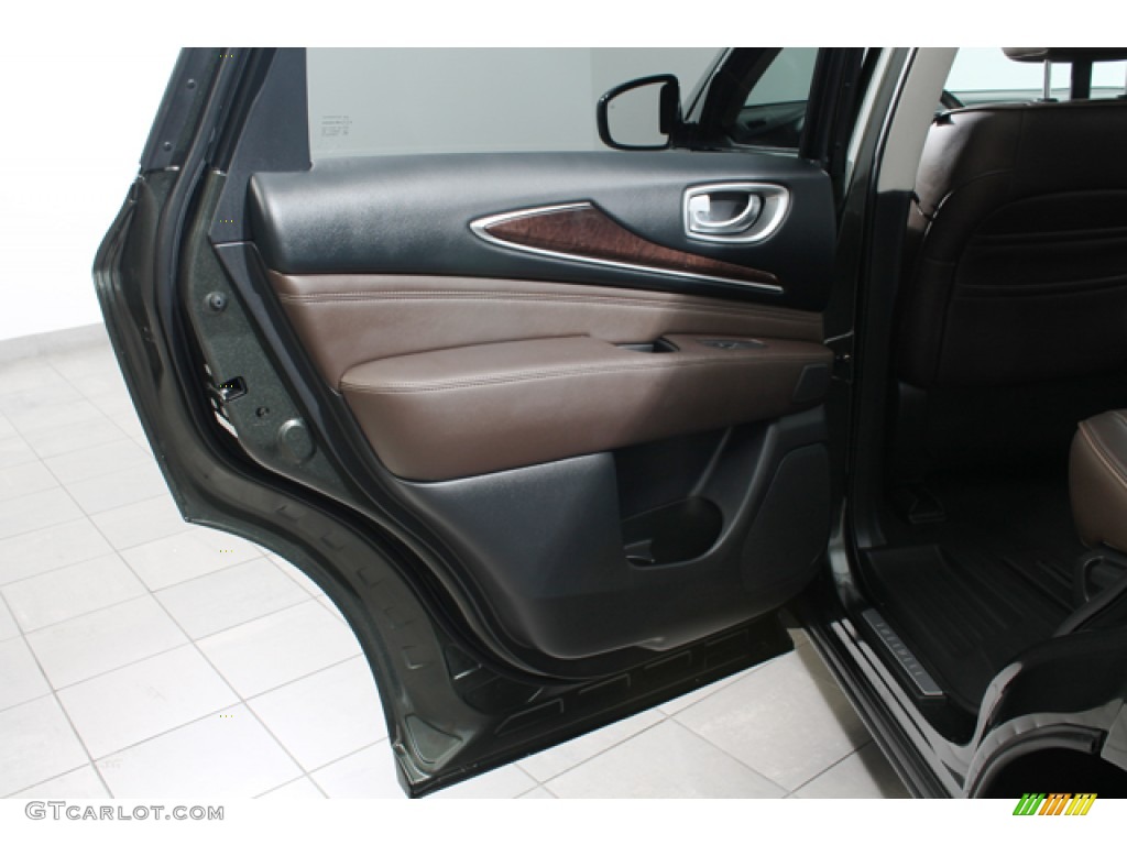 2013 Infiniti JX 35 AWD Java Door Panel Photo #70171202