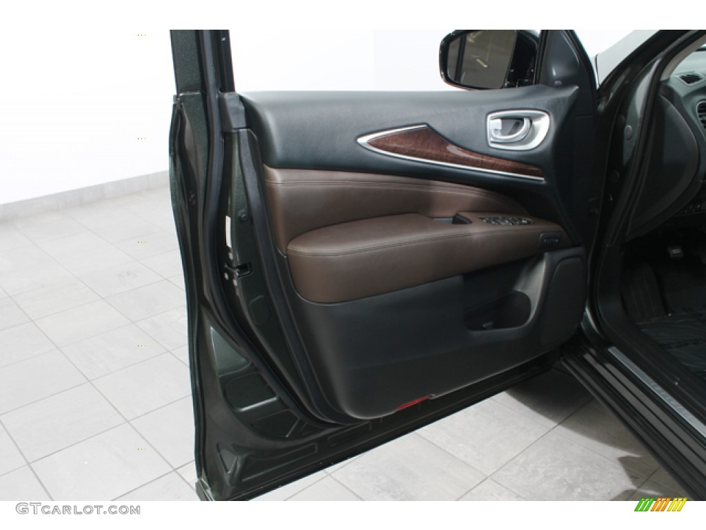 2013 Infiniti JX 35 AWD Java Door Panel Photo #70171212