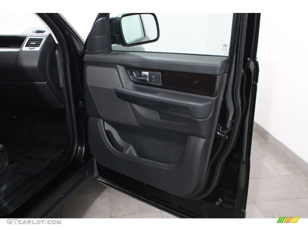 2011 Land Rover Range Rover Sport HSE LUX Ebony/Ebony Door Panel Photo #70171496