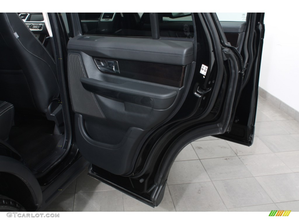 2011 Land Rover Range Rover Sport HSE LUX Ebony/Ebony Door Panel Photo #70171505