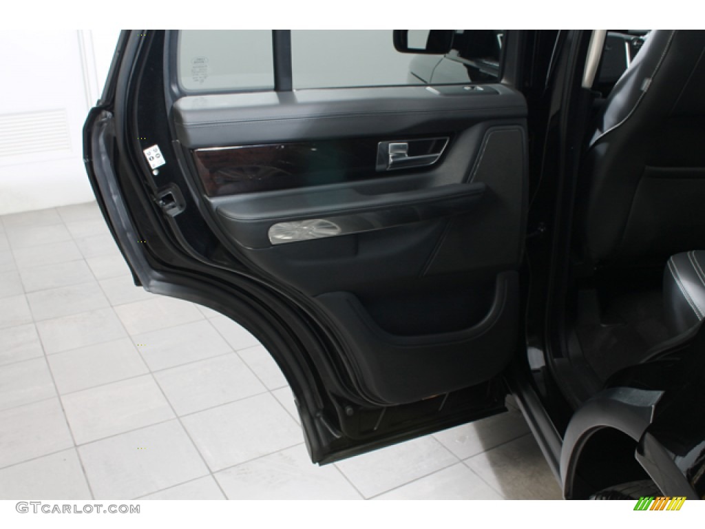 2011 Land Rover Range Rover Sport HSE LUX Ebony/Ebony Door Panel Photo #70171514