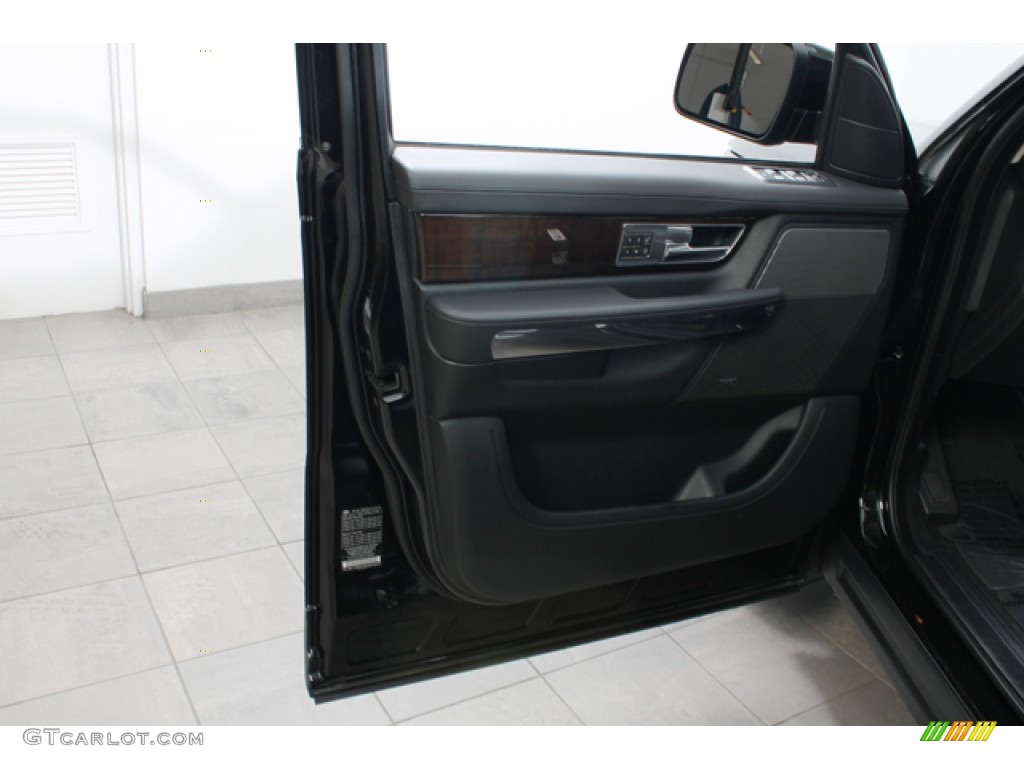 2011 Land Rover Range Rover Sport HSE LUX Ebony/Ebony Door Panel Photo #70171523