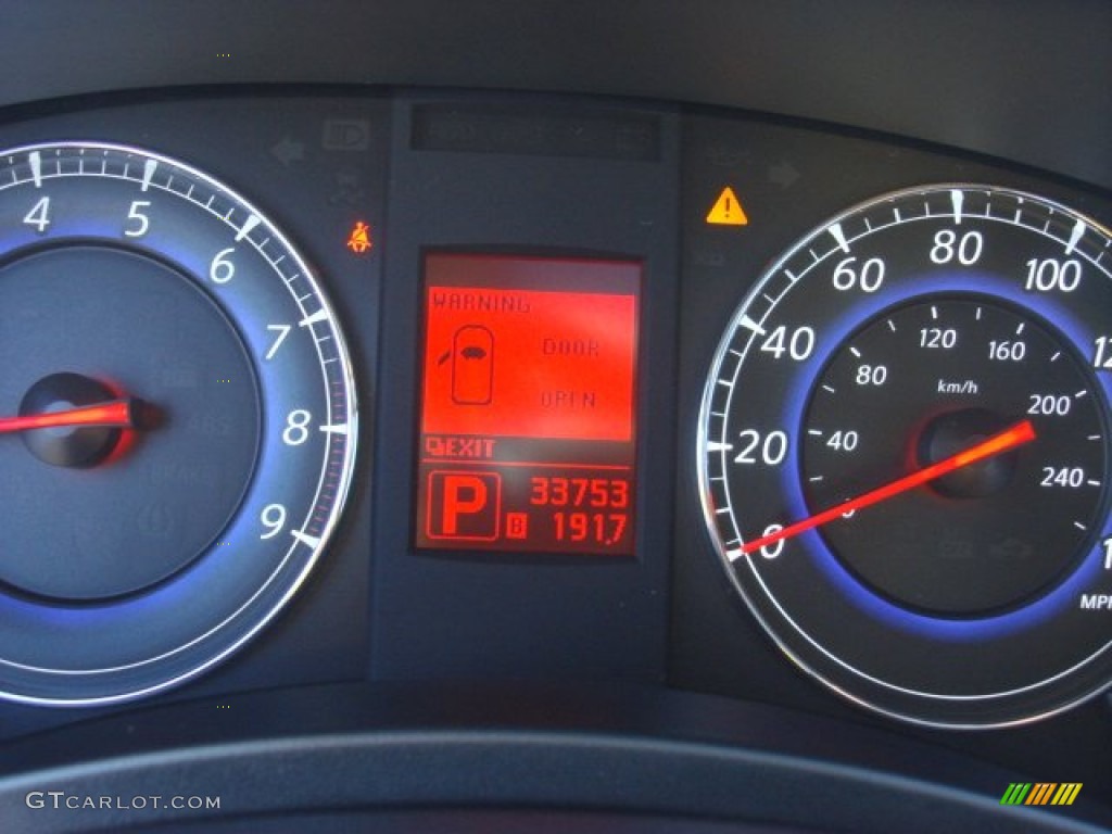 2010 Infiniti EX 35 Gauges Photo #70171832