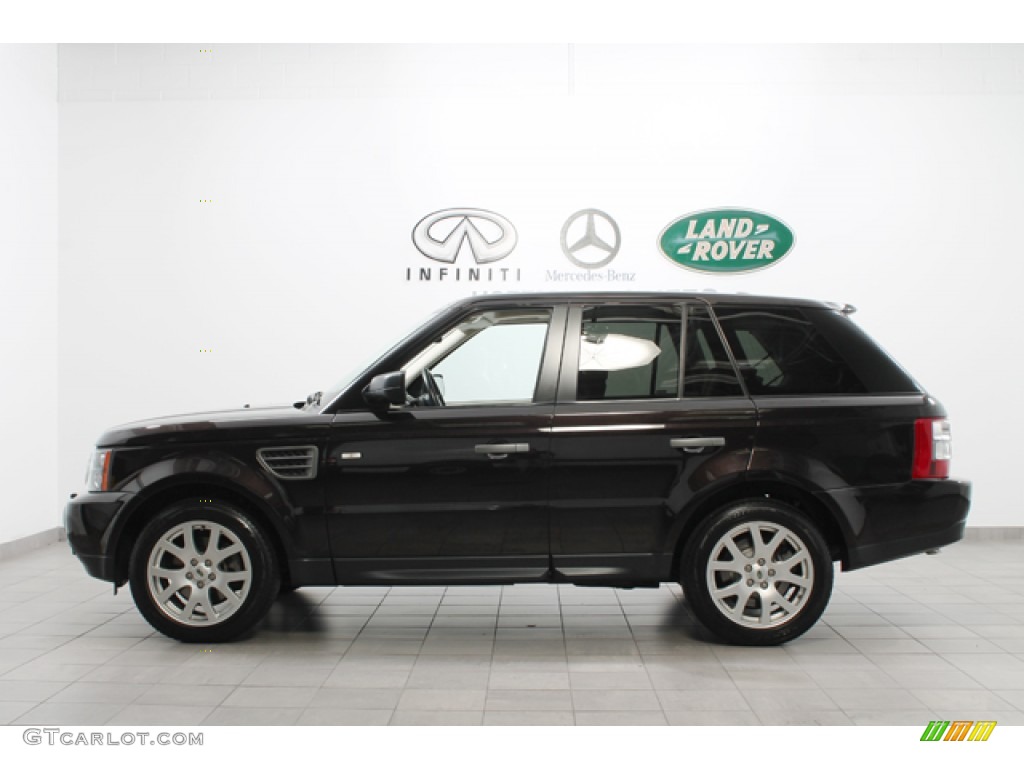 2009 Range Rover Sport HSE - Bournville Brown Metallic / Tan/Ebony photo #2