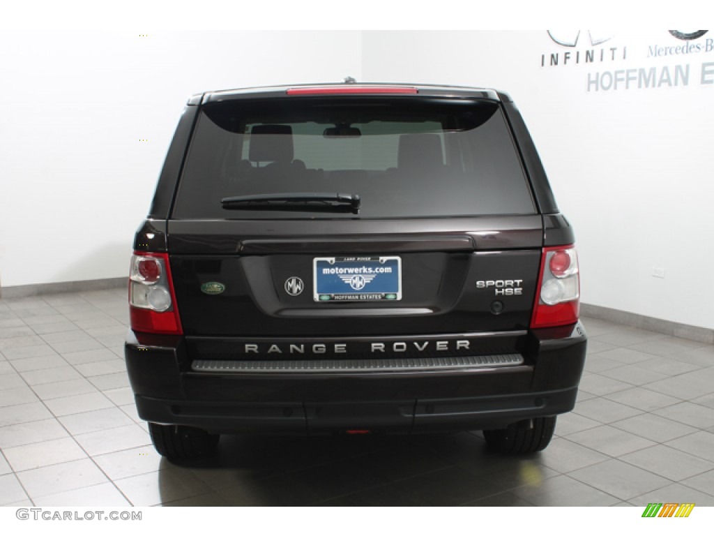2009 Range Rover Sport HSE - Bournville Brown Metallic / Tan/Ebony photo #4
