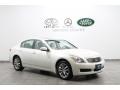 Moonlight White - G 37 x Sedan Photo No. 1