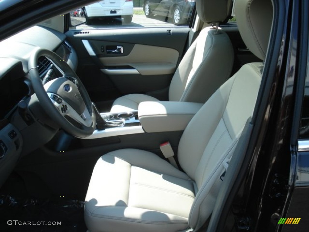 Medium Light Stone Interior 2013 Ford Edge Limited AWD Photo #70174175