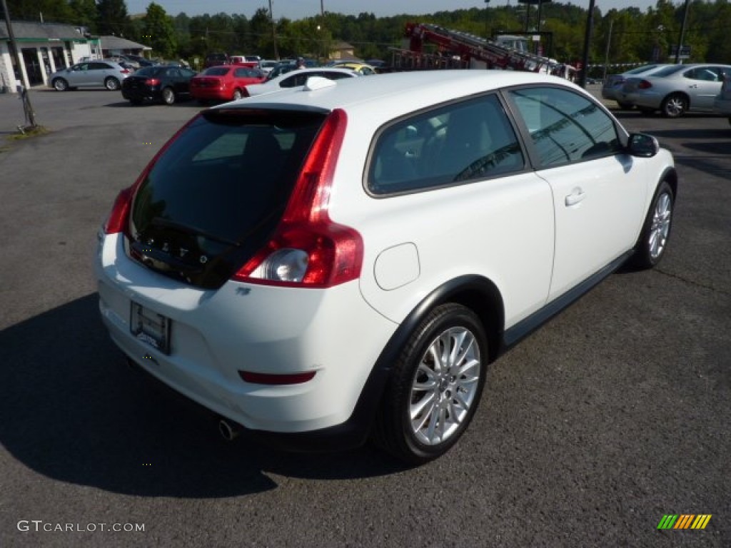 2011 C30 T5 - Ice White / Off Black T-Tec photo #7