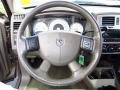 2006 Dodge Dakota Khaki Beige Interior Steering Wheel Photo