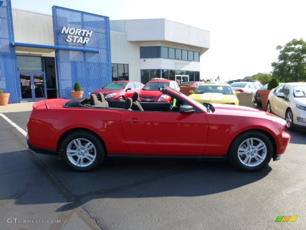 2012 Mustang V6 Convertible - Race Red / Charcoal Black photo #2