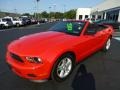 2012 Race Red Ford Mustang V6 Convertible  photo #7