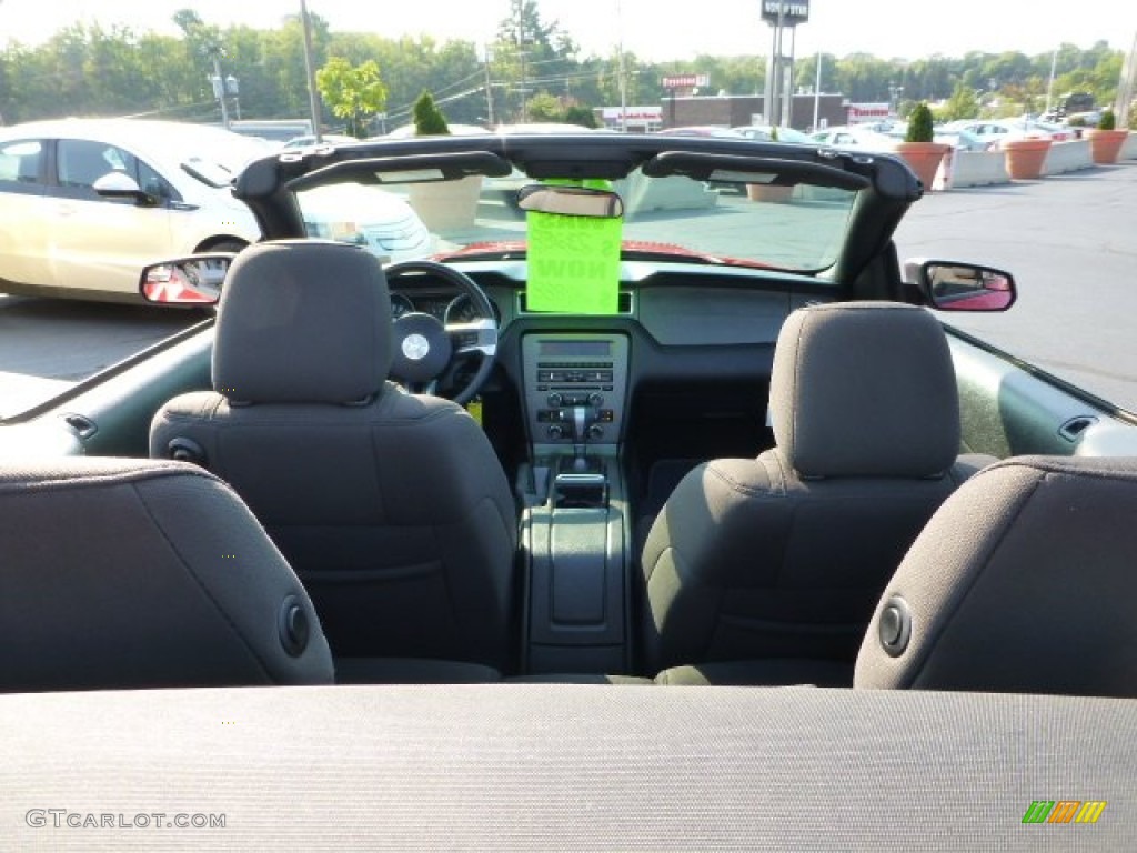 2012 Mustang V6 Convertible - Race Red / Charcoal Black photo #10