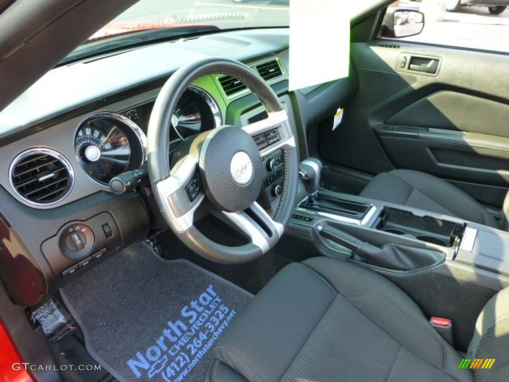 2012 Mustang V6 Convertible - Race Red / Charcoal Black photo #15