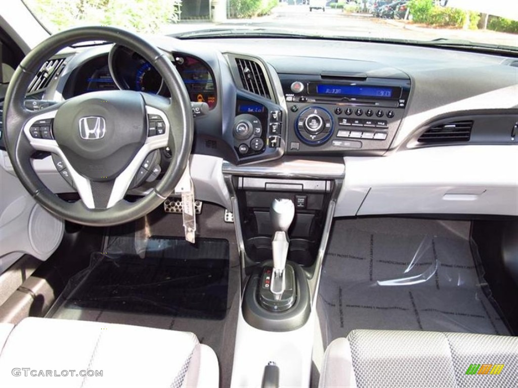 2011 Honda CR-Z EX Sport Hybrid Gray Fabric Dashboard Photo #70175429