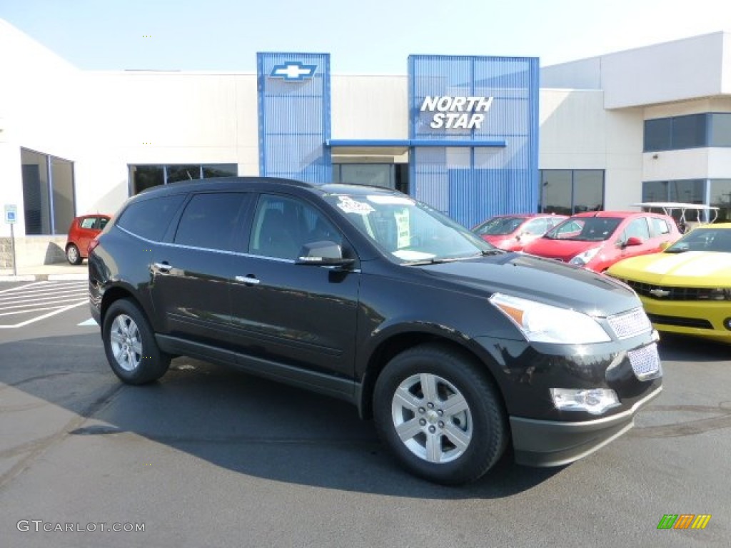 2010 Traverse LT AWD - Black Granite Metallic / Ebony photo #1