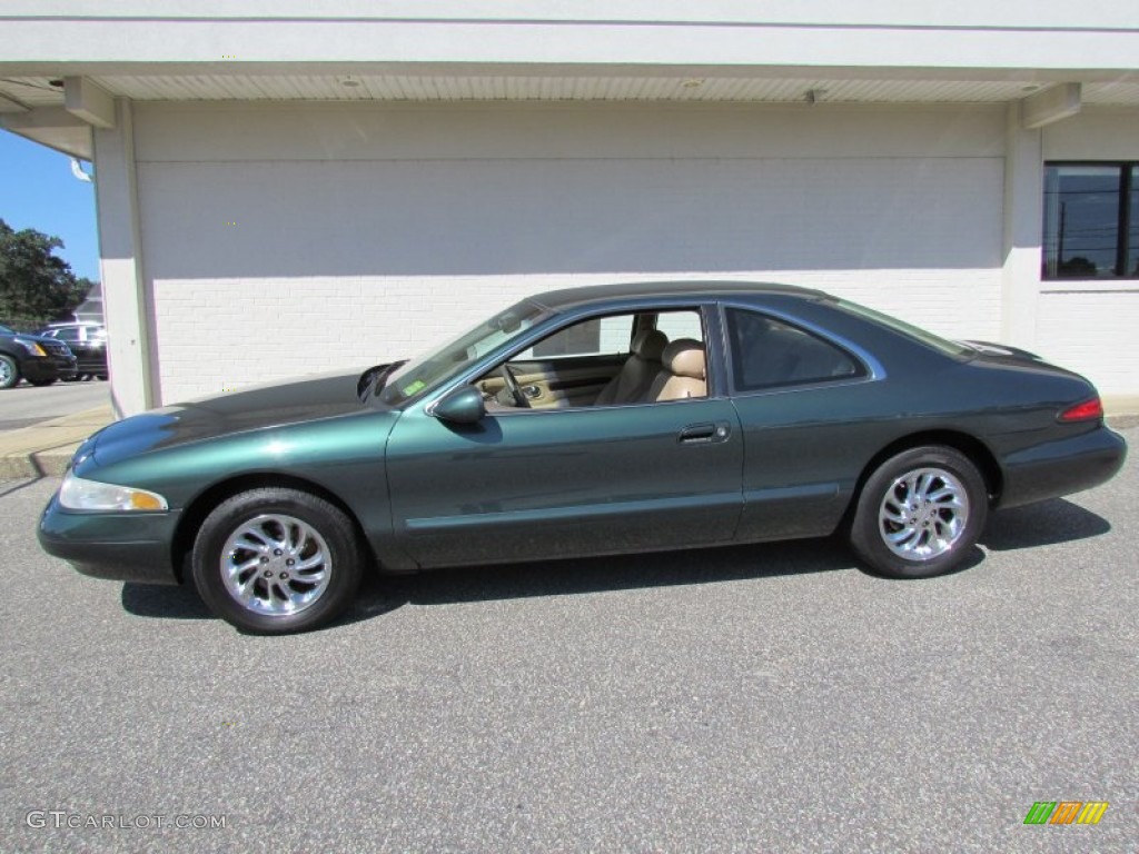 1998 Mark VIII LSC - Charcoal Green Metallic / Light Prairie Tan photo #4