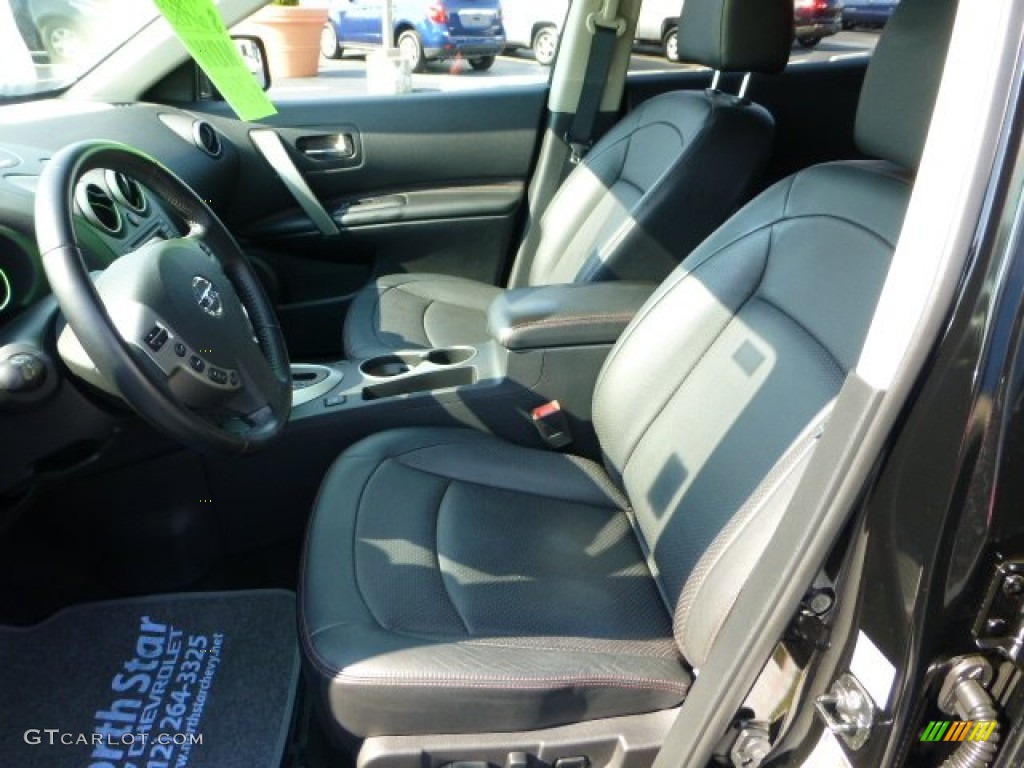 2011 Rogue SL AWD - Wicked Black / Black photo #10