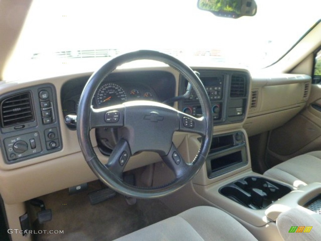 2004 Silverado 1500 LT Extended Cab 4x4 - Dark Green Metallic / Tan photo #11