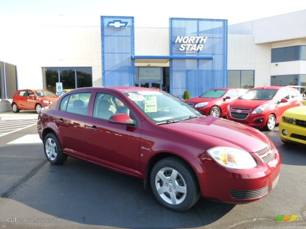 2007 Cobalt LT Sedan - Sport Red Tint Coat / Gray photo #1