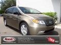 Mocha Metallic 2012 Honda Odyssey Touring Elite