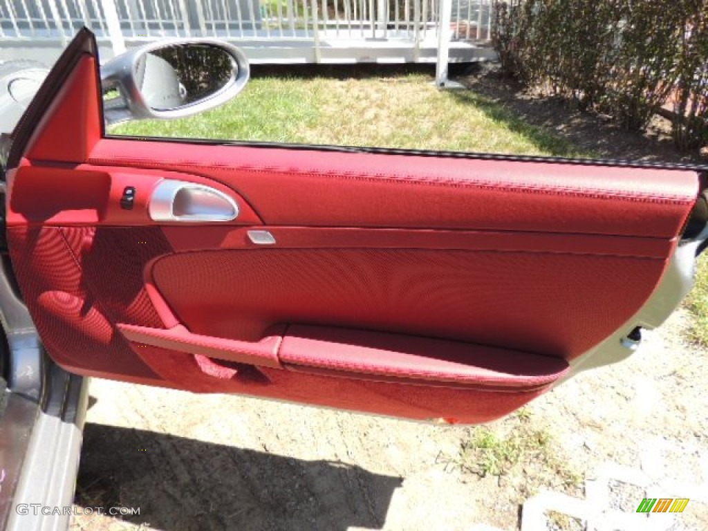2008 Porsche Boxster RS 60 Spyder Carrera Red Door Panel Photo #70178144