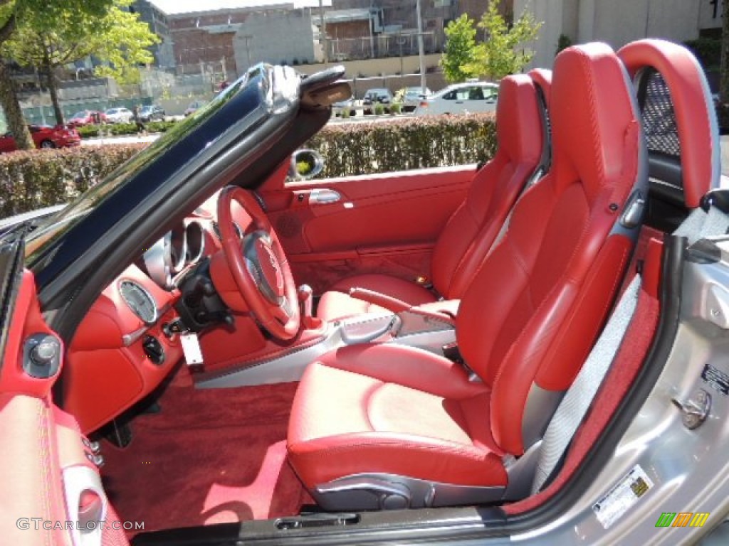 Carrera Red Interior 2008 Porsche Boxster RS 60 Spyder Photo #70178177