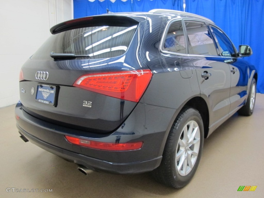 2009 Q5 3.2 Premium quattro - Deep Sea Blue Pearl Effect / Black photo #9